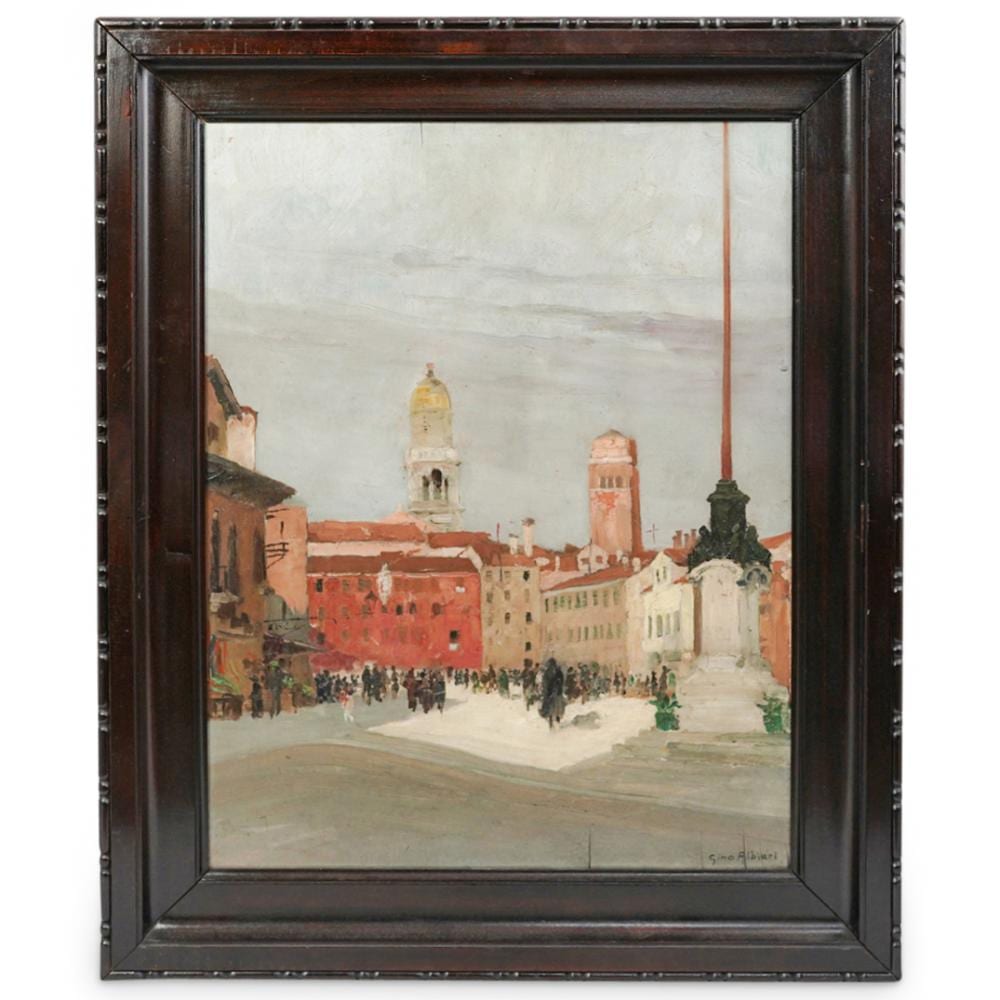 Gino Albieri comparable auction result: gino albieri italian 1881 1949 oil painting