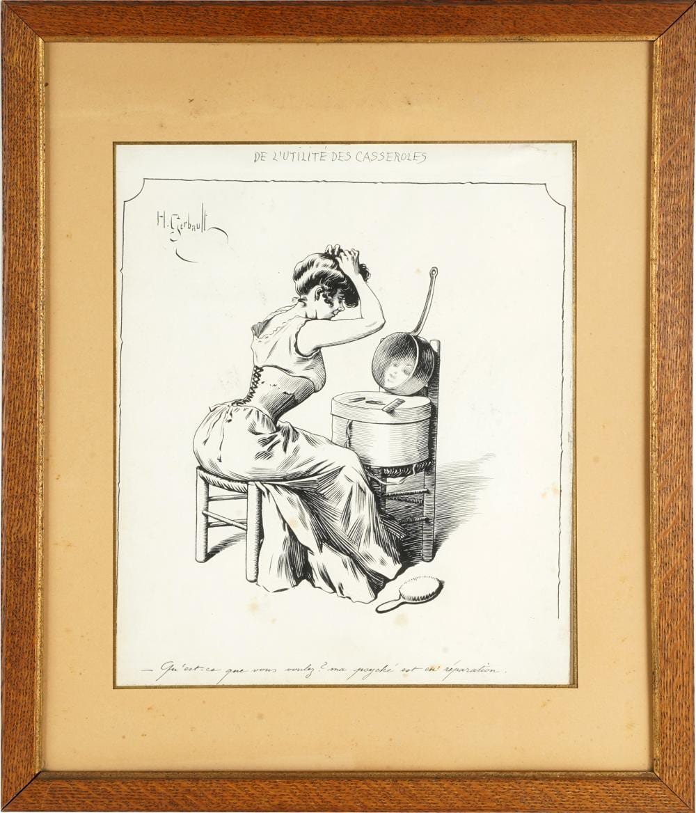 henri gerbault 1863 1930 de l utilite des casseroles · Abell Auction · 2021-10-14 Henri Gerbault comparable auction result: henri gerbault 1863 1930 de l utilite des casseroles