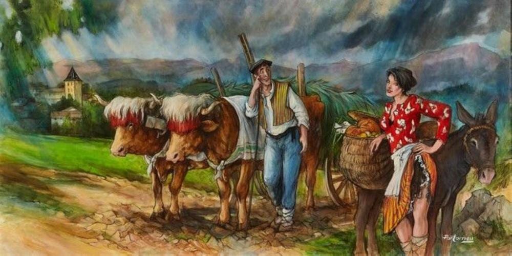 Mattin-Laurent PARTARRIEU (né en 1946) sold by Côte Basque Enchères, lot 303 — auction record photograph
