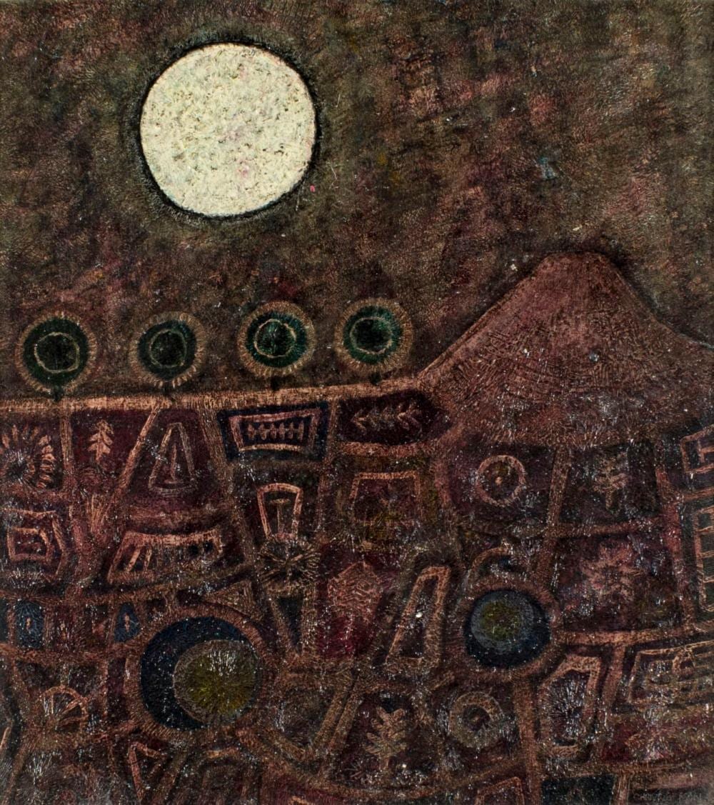 john christopherson uk 1921 1996 oil painting · Broward Auction Gallery LLC · 2021-12-12 John Christopherson comparable auction result: john christopherson uk 1921 1996 oil painting