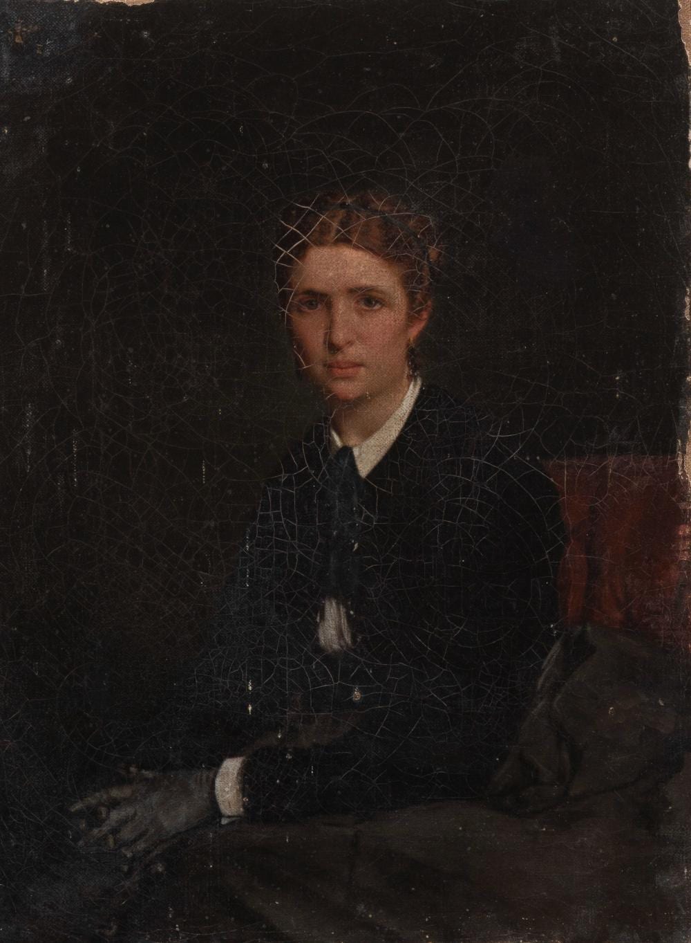 Victor Joseph Chavet comparable auction result: victor joseph chavet 1822 1906 portrait d emma poinsot
