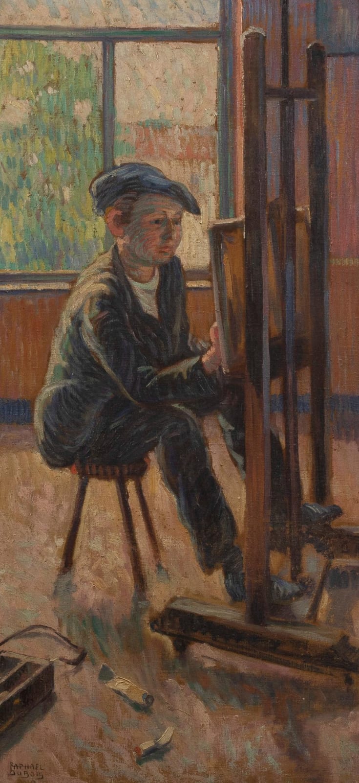 Raphaël Dubois comparable auction result: rapha l dubois 1888 1960 gar on au chevalet