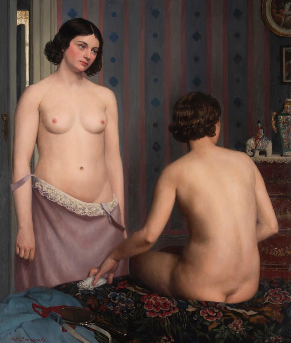 jef leempoels 1867 1935 jeunes filles · Cornette de Saint-Cyr-Bruxelles · 2021-10-25 Jef Leempoels comparable auction result: jef leempoels 1867 1935 jeunes filles
