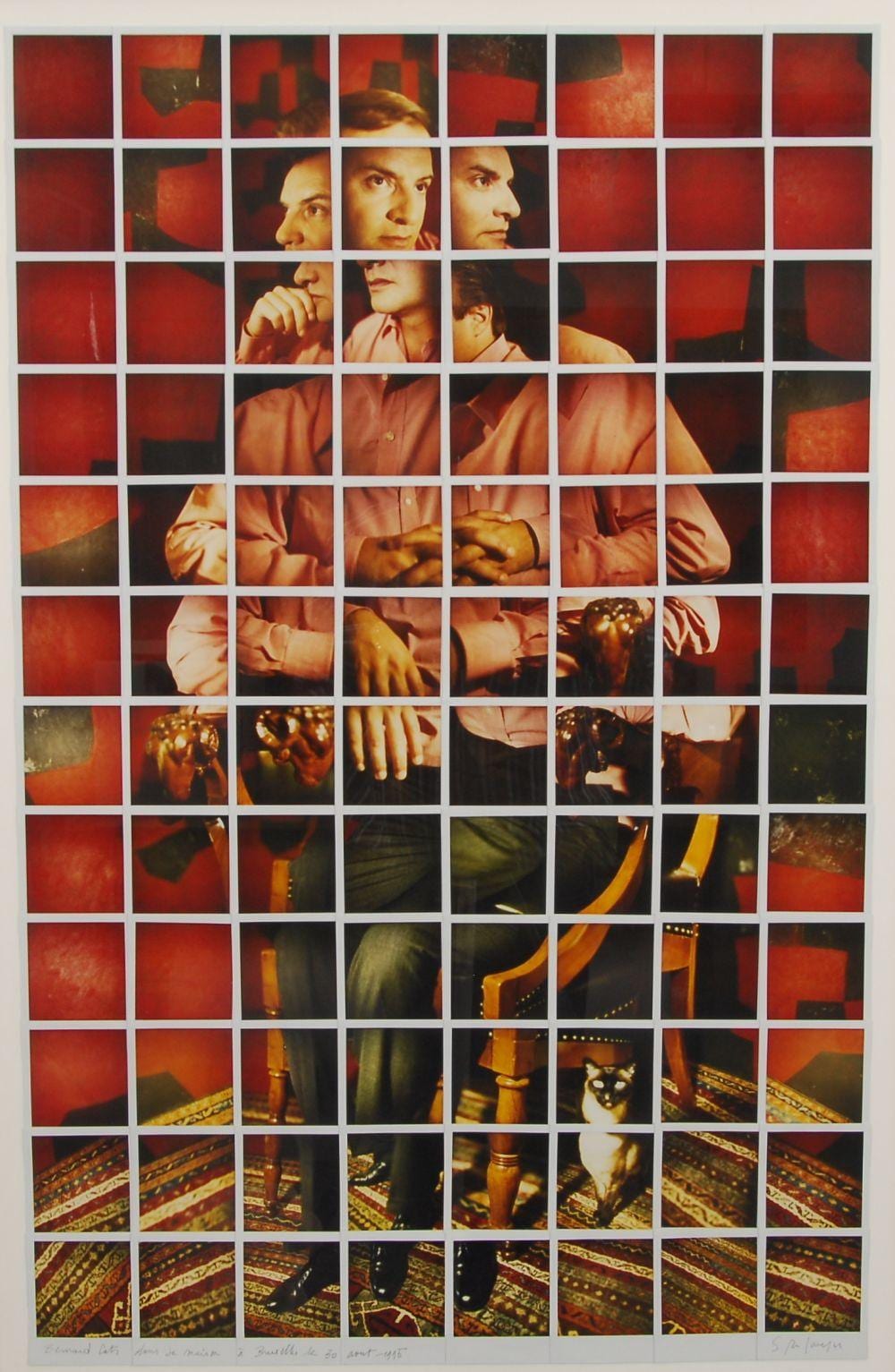 Stefan De Jaeger comparable auction result: stefan de jaeger 1957 bernard cats dans sa maison bruxelles le 30 ao t 1995