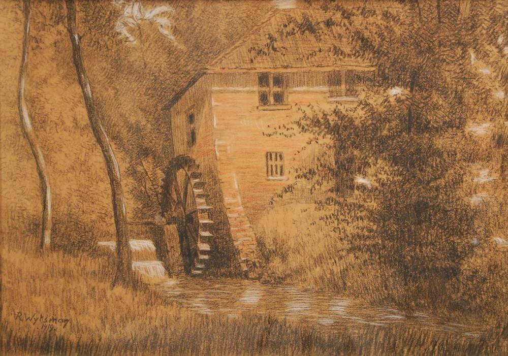 Rodolphe Wytsman comparable auction result: rodolphe wytsman 1860 1927 le moulin eau