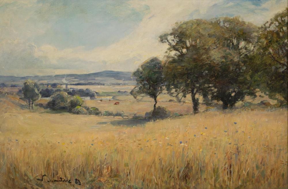 George Whitton Johnstone comparable auction result: george whitton johnstone oil on canvas