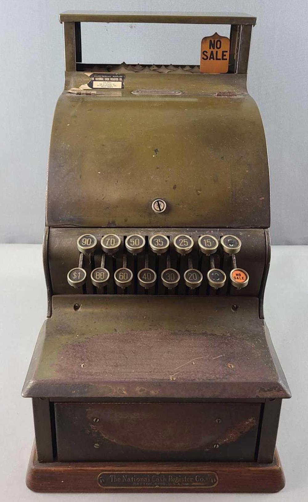 National Cash Register sold by Matthew Bullock Auctioneers, lot 574 — auction record photograph