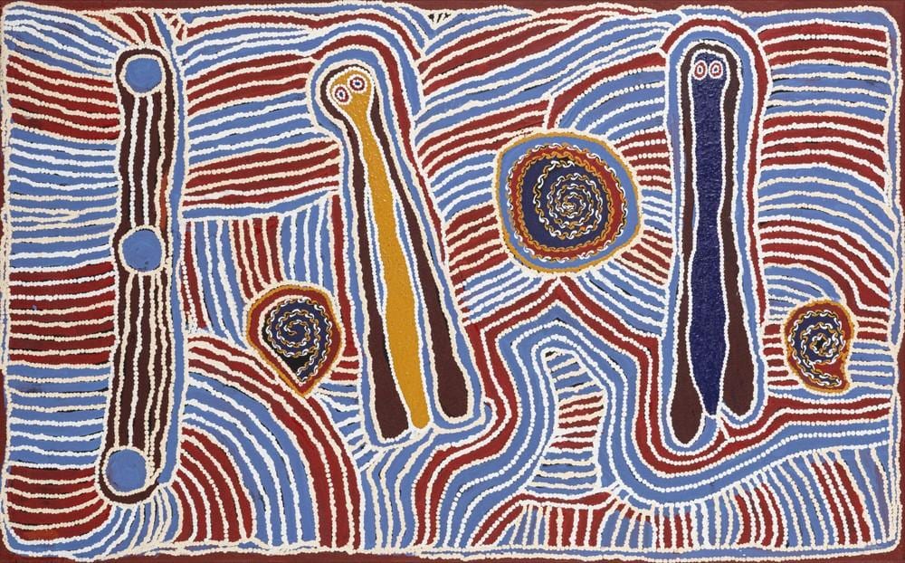 Linda Syddick Napaljarri comparable auction result: linda syddick napaljarri born 1941 rainmaking at walukurritje 2004