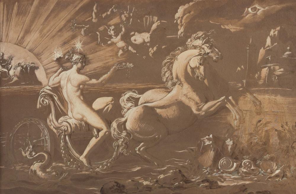 Conrad Martin Metz comparable auction result: conrad martin metz bonn 1749 1827 rome the triumph of galatea