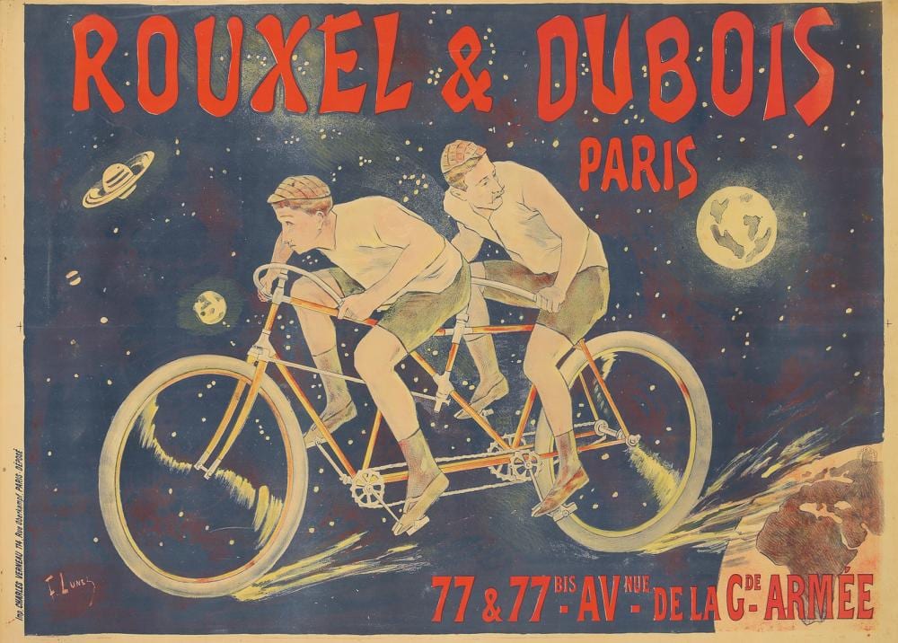 rouxel dubois ca 1894 · Poster Auctions International Inc · 2021-11-14 Ferdinand Lunel comparable auction result: rouxel dubois ca 1894
