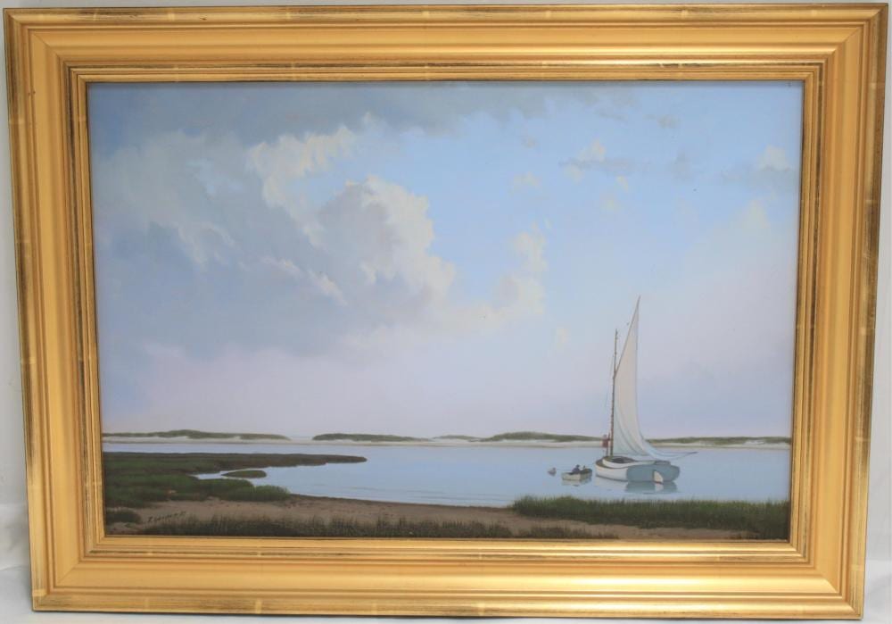 Ryan Cooper comparable auction result: ryan cooper b 1945 ma ca oil on canvas