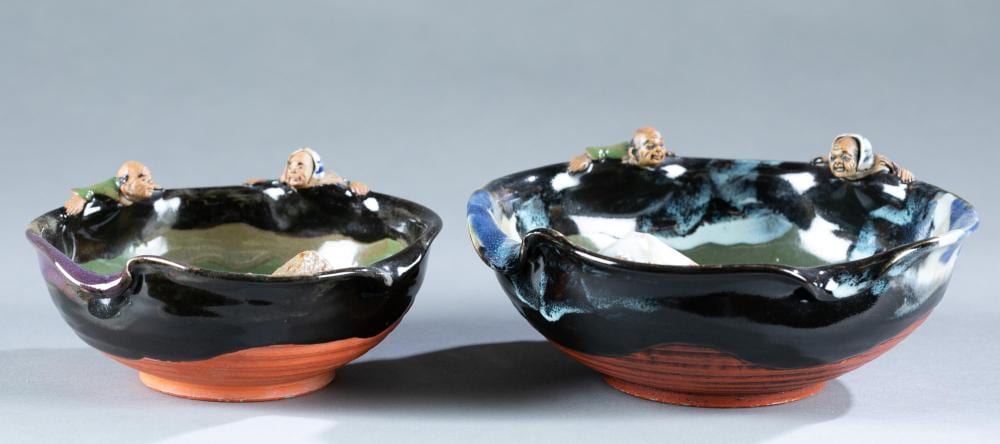 Sumida Gawa comparable auction result: 2 sumida gawa bowl
