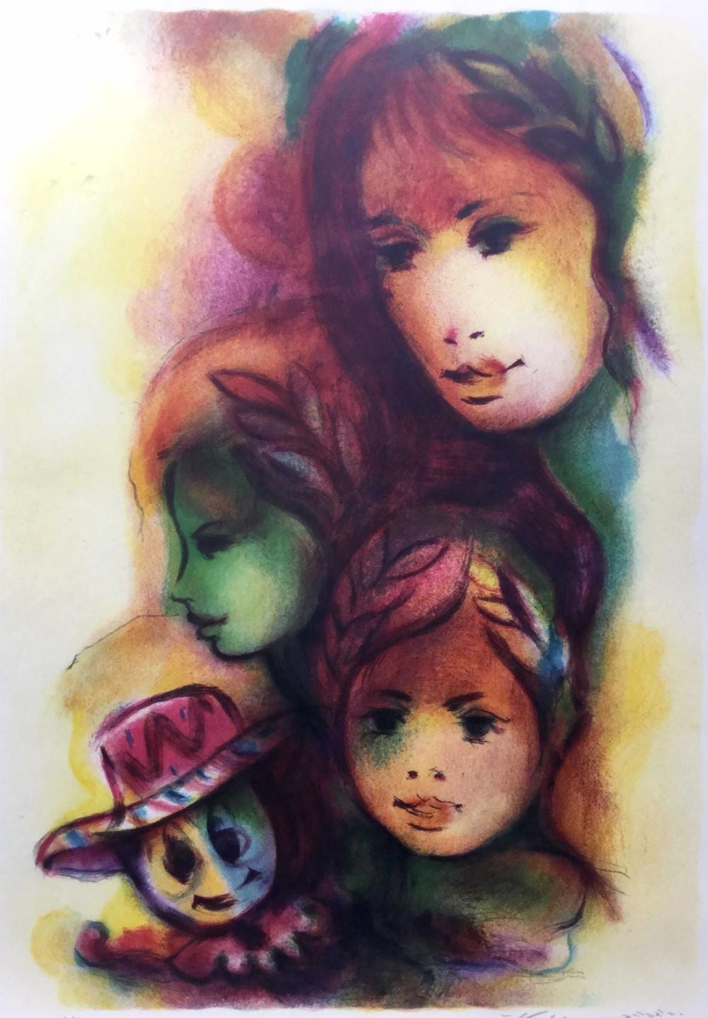 Yehuda Vardi comparable auction result: yehuda vardi signed artist proof lithograph