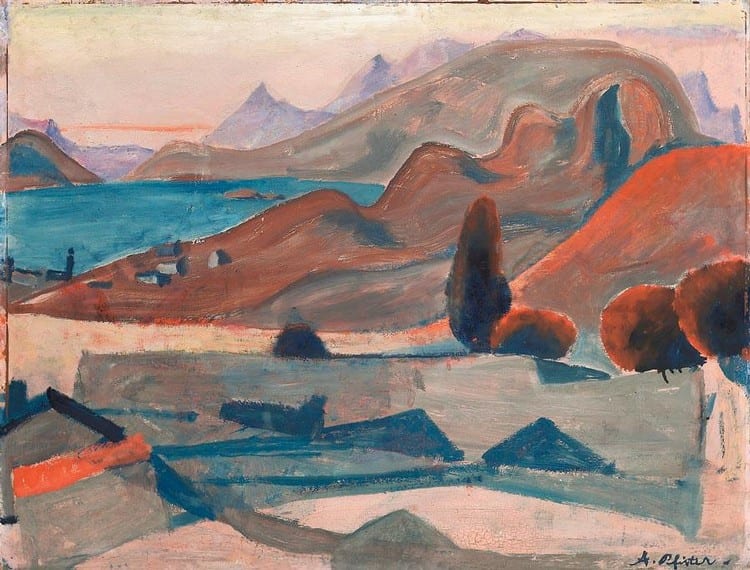 Albert (1884) Pfister comparable auction result: albert pfister 1884 1978 tessiner landschaft