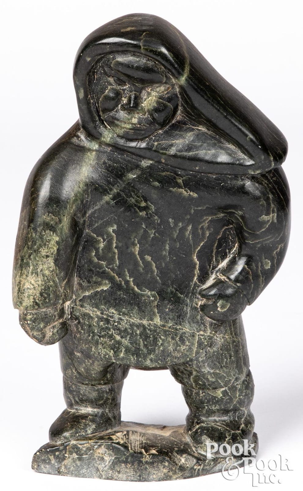 Noah Nowrakudluk comparable auction result: noah nowrakudluk 1916 inuit indian figure