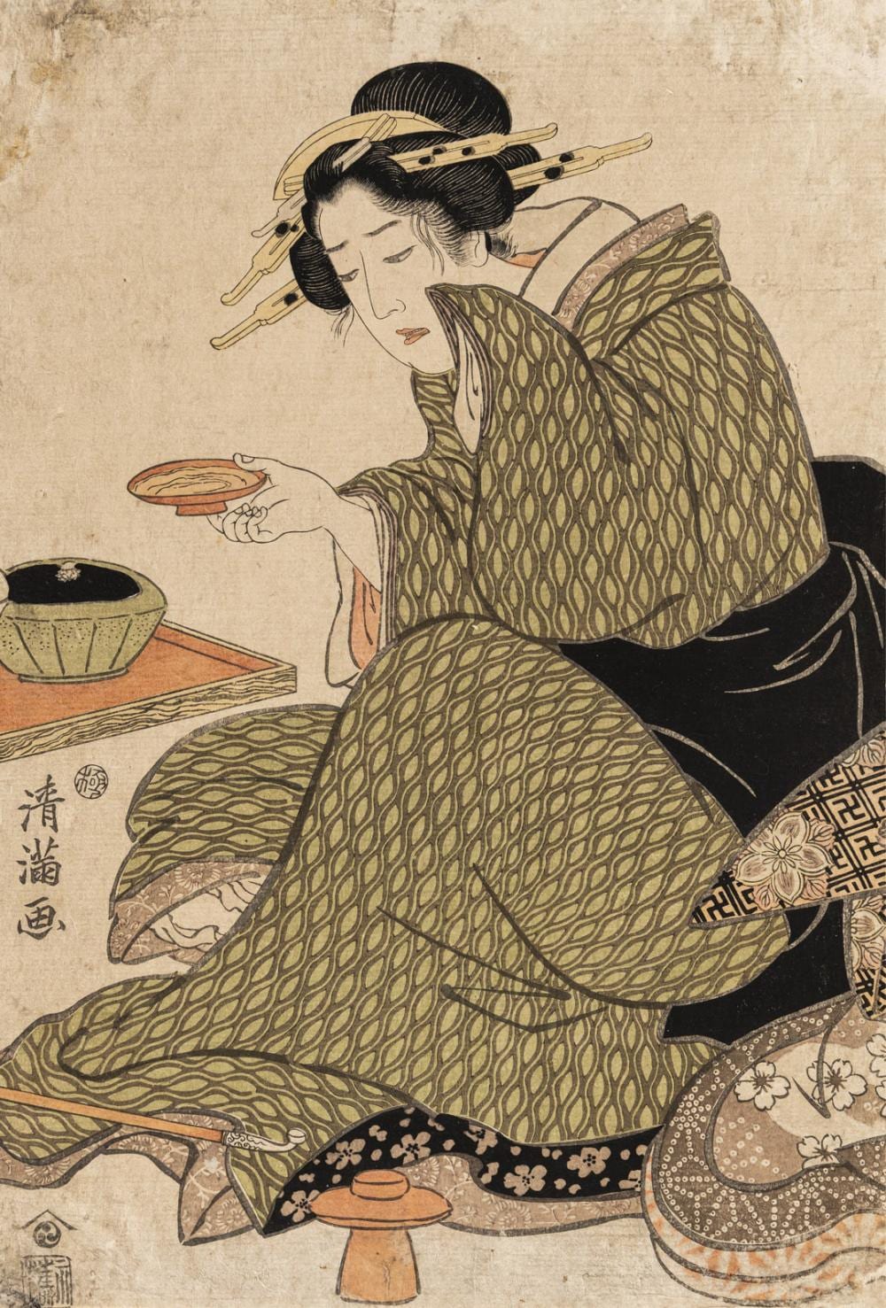 Kiyomine comparable auction result: torii kiyomine 1788 1868 from 1815 kiyomitsu ii