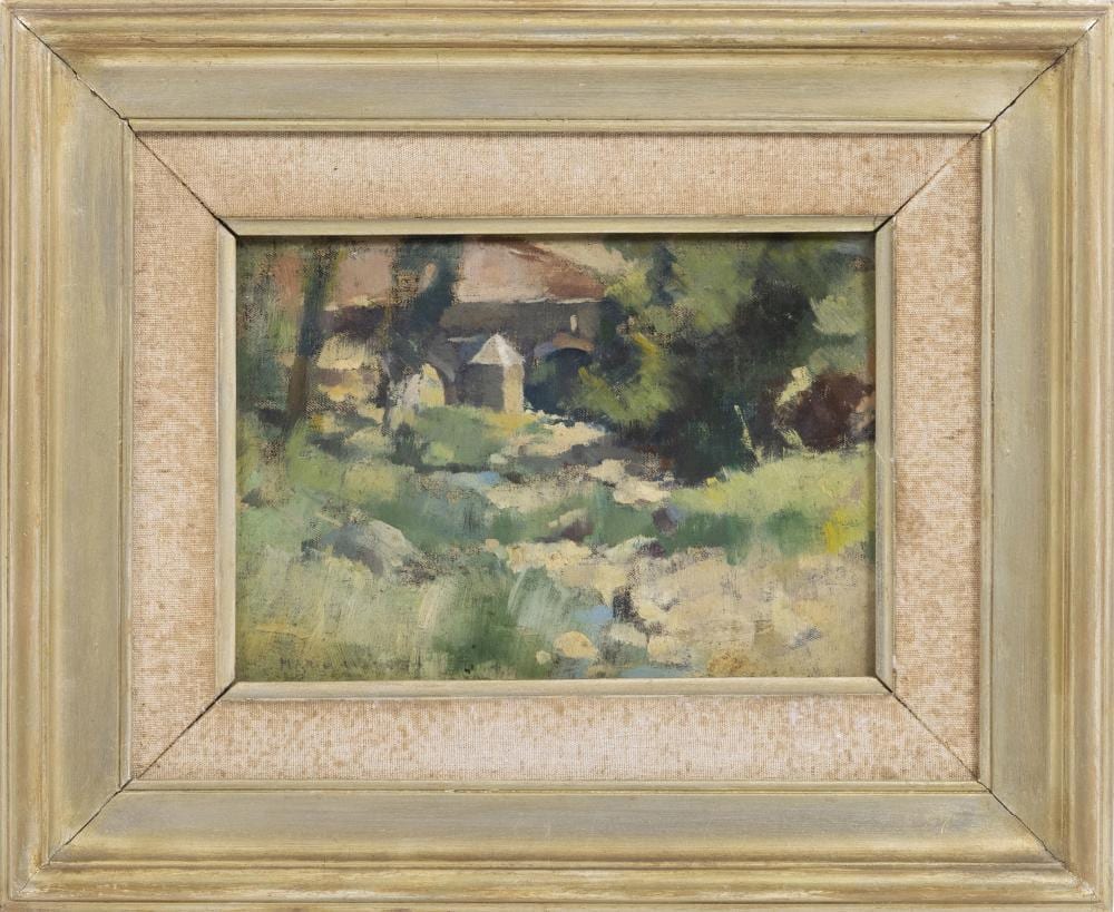 Mário Augusto comparable auction result: m rio augusto 1895 1941 landscape with river in vale de lobos