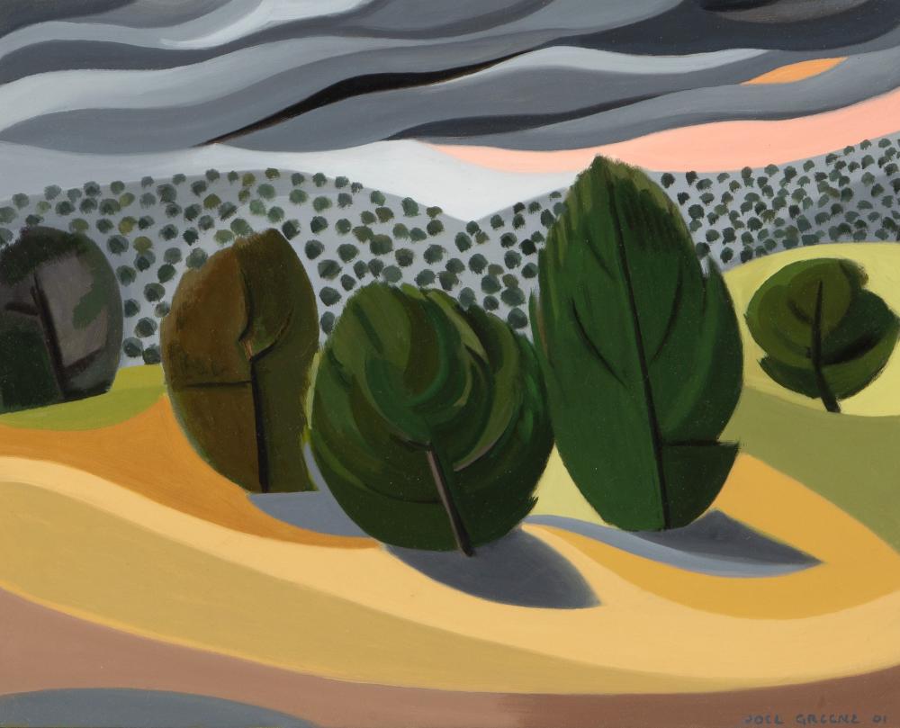 Joel Greene, Pinons and Heavy Sky, 2001 sold by Santa Fe Art Auction, lot 416 — auction record photograph