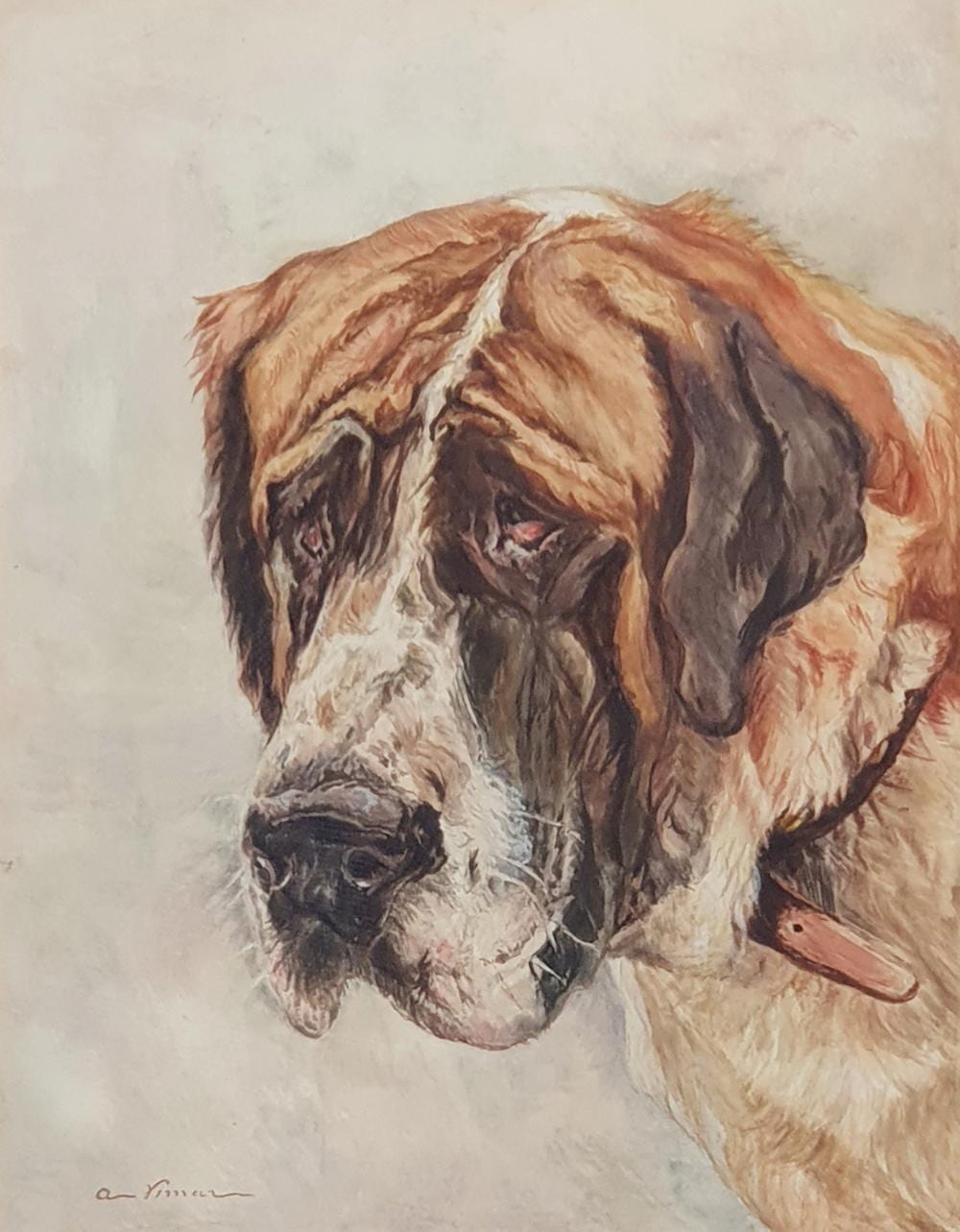 Auguste Vimar comparable auction result: auguste vimar 1851 1916 le saint bernard
