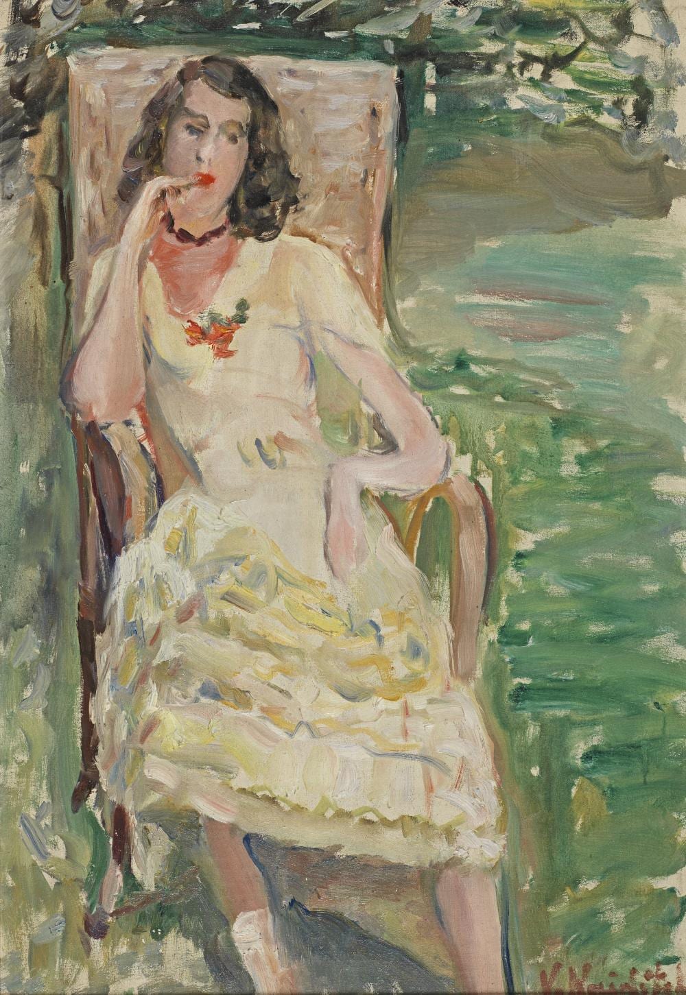 Vladimir Naiditch comparable auction result: vladimir naiditch russian 1903 1980 portrait of madame volovick