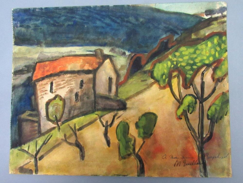 Marthe Guillain comparable auction result: marthe guillain 1890 1974 village