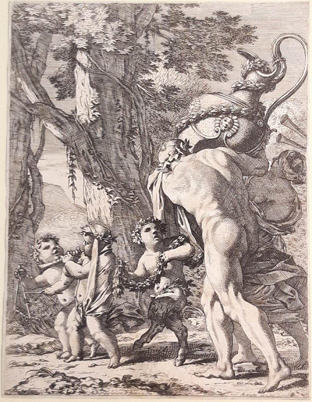 Michel Dorigny comparable auction result: michel dorigny 1616 1665 cupids and satyrs playing 1644