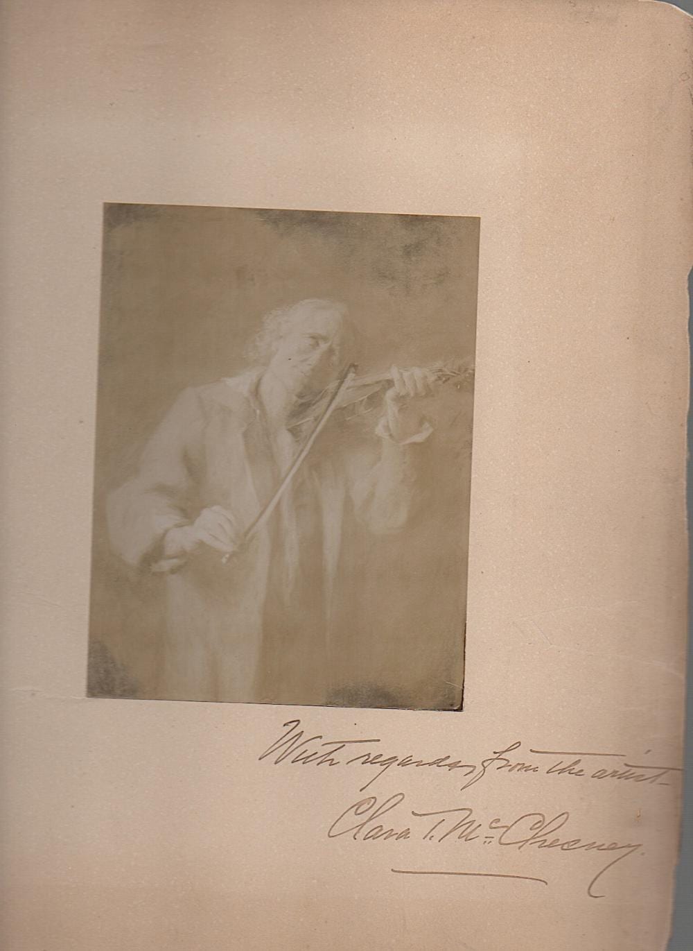 Clara Taggart McChesney comparable auction result: clara taggart mcchesney 1860 61 1928 american painter