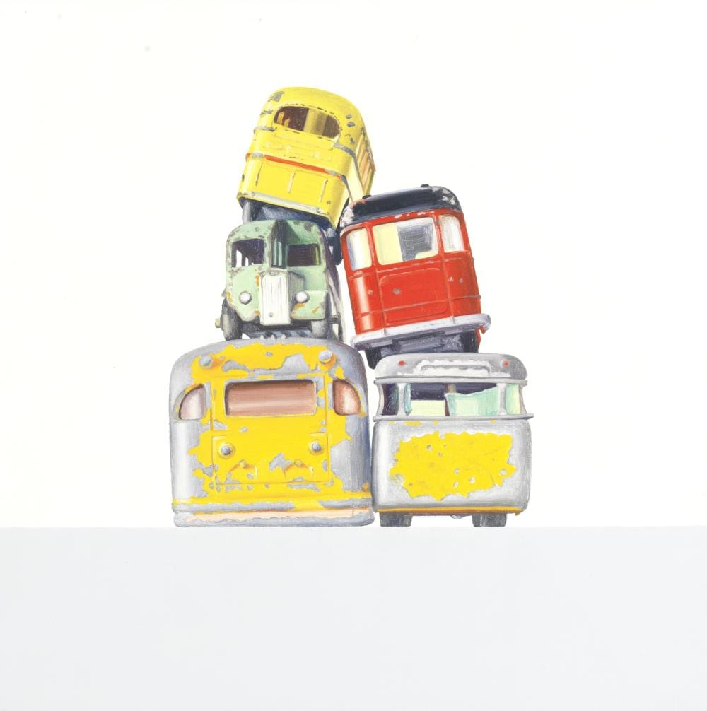 Jeremy Dickinson comparable auction result: jeremy dickinson born 1963 bus stack 2000