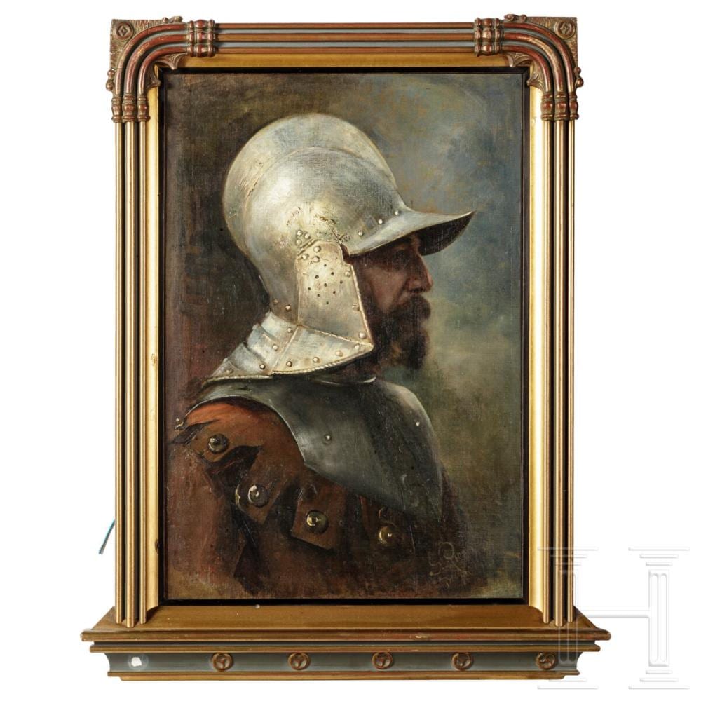 Gustav Rienäcker comparable auction result: gustav rien cker 1861 1935 a portrait of a soldier dated 1913
