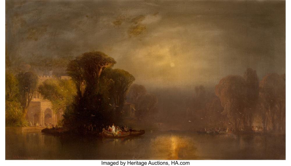 george w nicholson american 1832 1912 arriving at the gala oil on canvas 24 · Heritage Auctions · 2021-11-11 George W. Nicholson comparable auction result: george w nicholson american 1832 1912 arriving at the gala oil on canvas 24
