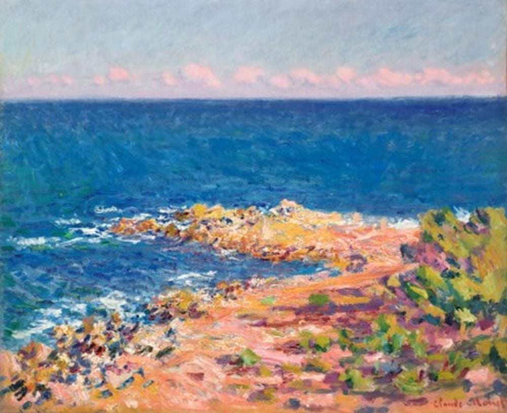 Claude Monet (1840-1926) La Méditerranée oil on canvas 24 x 29 1/8 in. (61 comparable sale