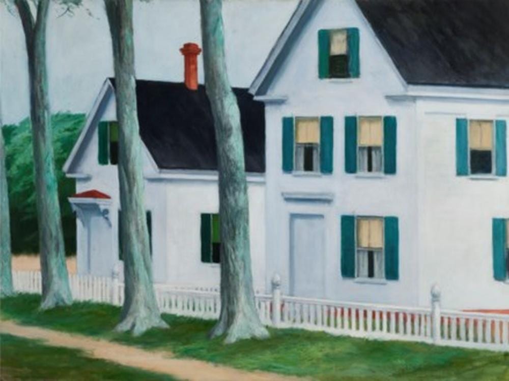 EDWARD HOPPER (1882-1967) Two Puritans oil on canvas 30 x 40 in. (76.2 x 10 sold by Christie's, lot 39C — auction record photograph