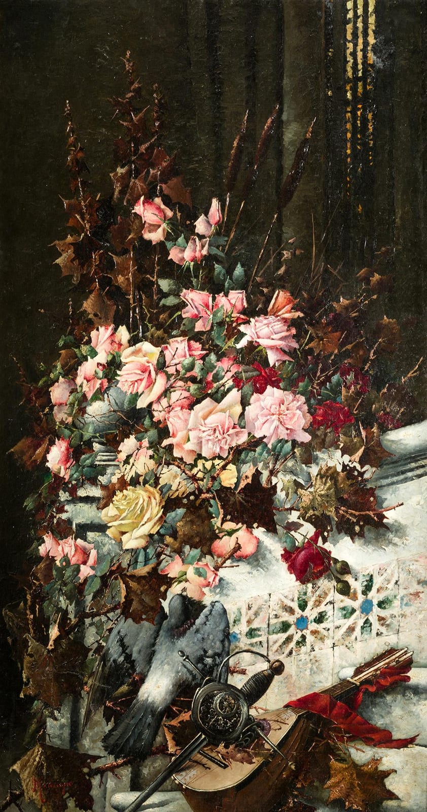 Horacio Lengo Martínez comparable auction result: horacio lengo 1840 1890 manrique ca 1887
