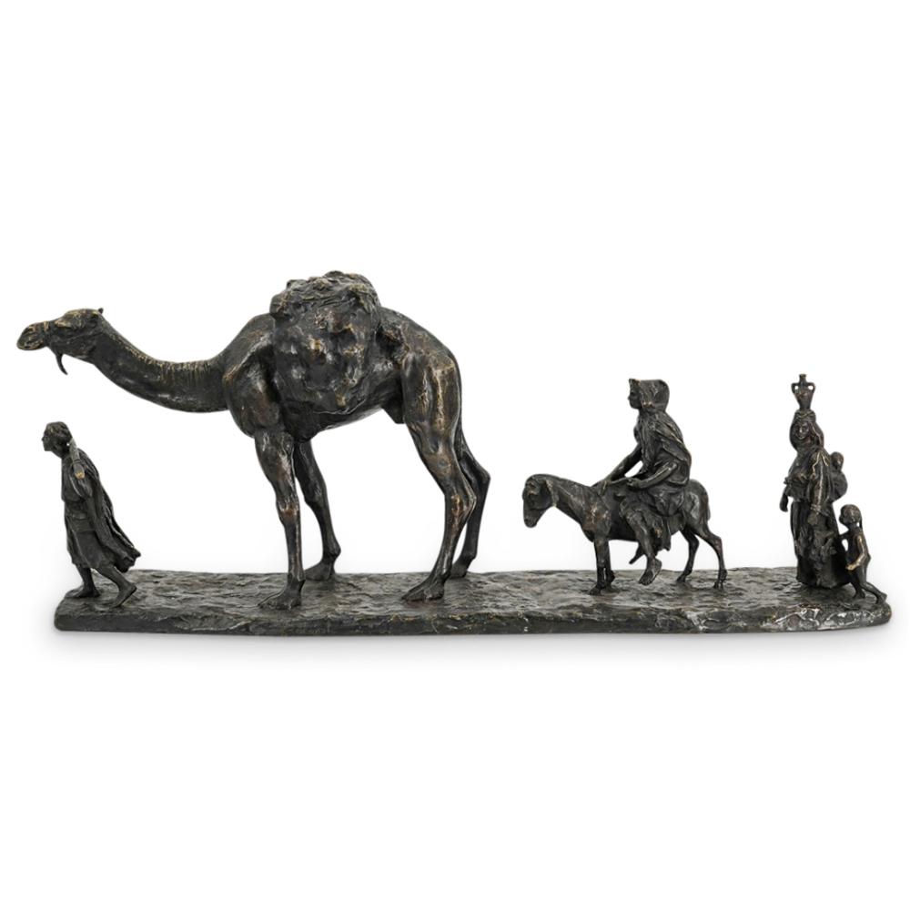 Eugène L'Hoëst comparable auction result: eugene leon l hoest france 1874 1937 orientalist bronze sculpture