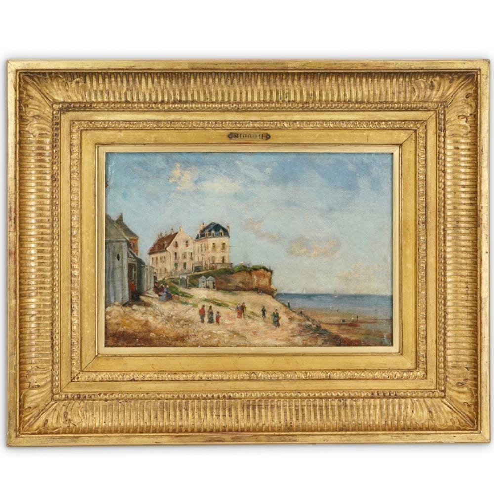 Attributed to Eugene Boudin (1824-1898) Painting sold by Akiba Galleries, lot 528 — auction record photograph