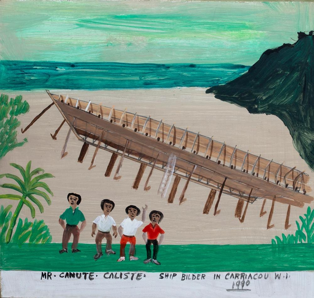 Canute Caliste comparable auction result: canute caliste shipbuilder in cariacou w i