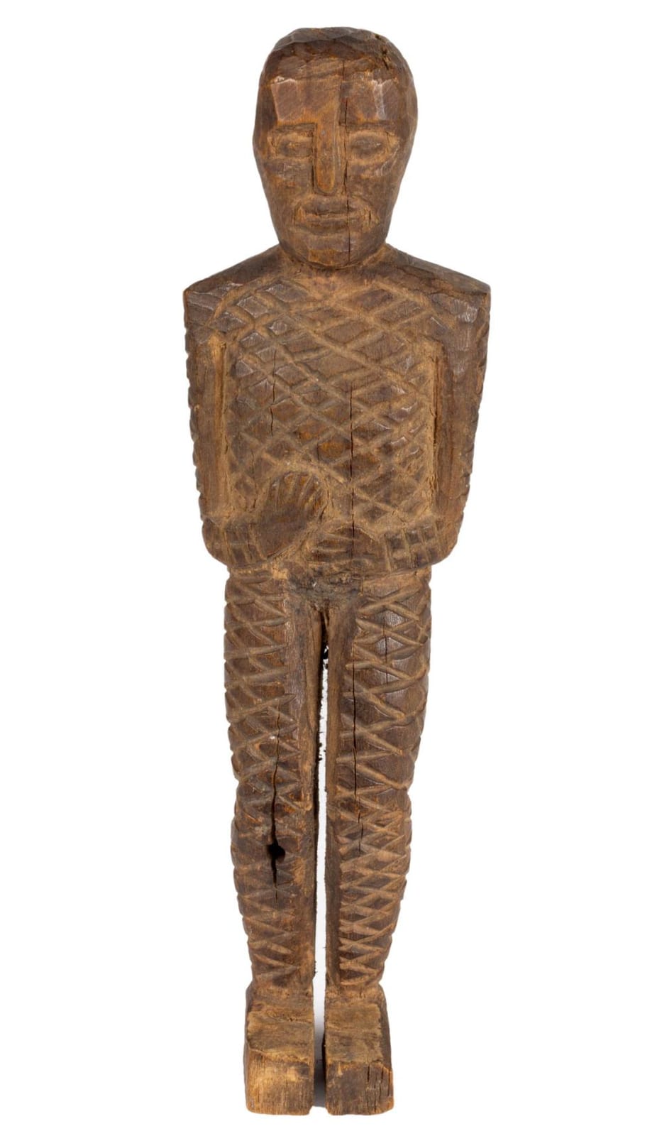 aaron mountz pennsylvania 1873 1949 attributed folk art carved figure of a man · Jeffrey S. Evans & Associates · 2021-11-18 Aaron Mountz comparable auction result: aaron mountz pennsylvania 1873 1949 attributed folk art carved figure of a man