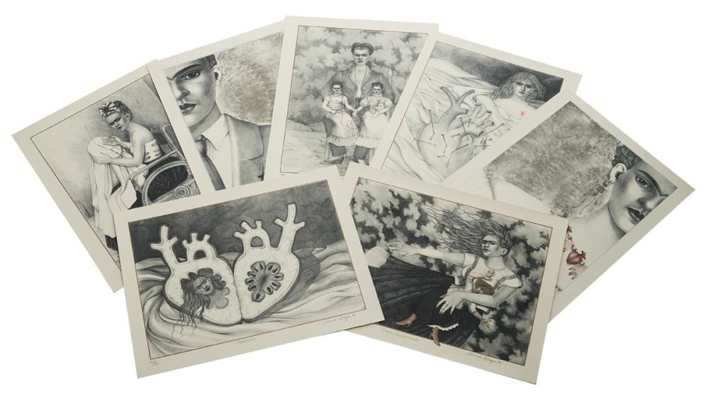 Lucia Maya comparable auction result: lucia maya american mexican b 1953 corazones afines