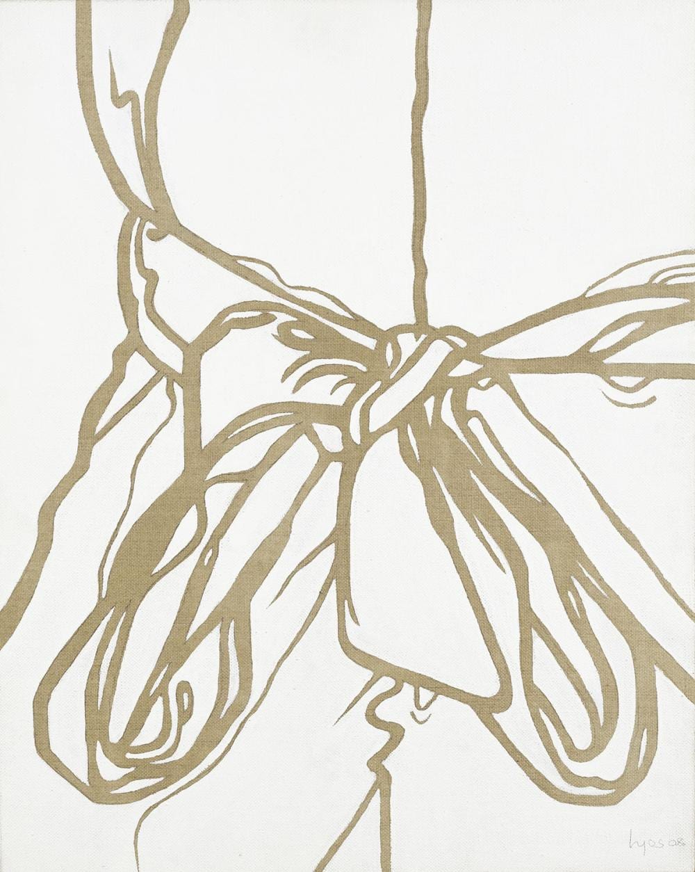 Ana Mercedes Hoyos (1942-2014) S/T, 2008 Acrílico sobre lienzo Medidas: 70 x 56 cm comparable sale