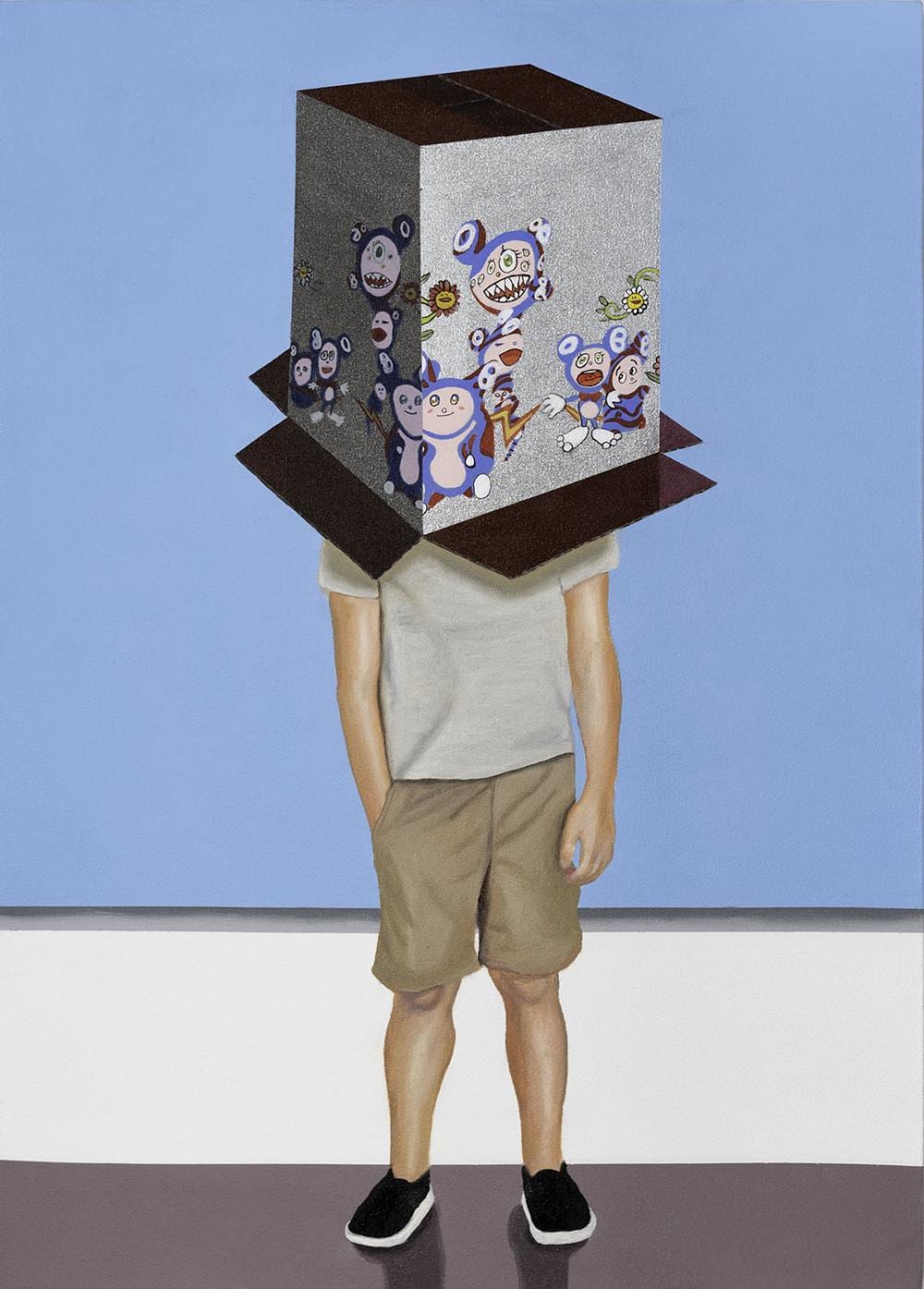 Javier Caraballo (1985) S/T, 2021 Óleo y acrílico sobre lienzo Medidas: 70 x 50 cm comparable sale