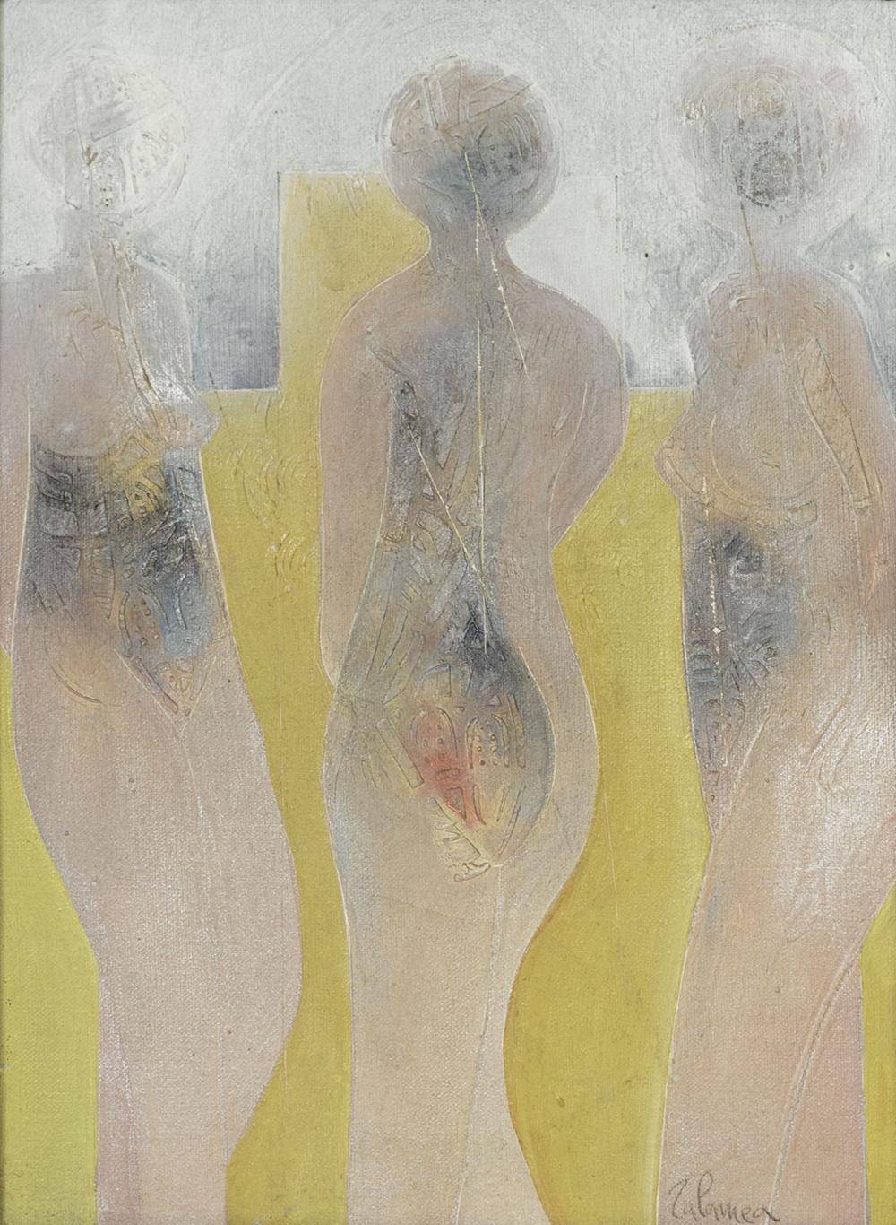 Gustavo Zalamea comparable auction result: gustavo zalamea 1951 2011 s t sf leo sobre lienzo medidas 39 x 29 cm