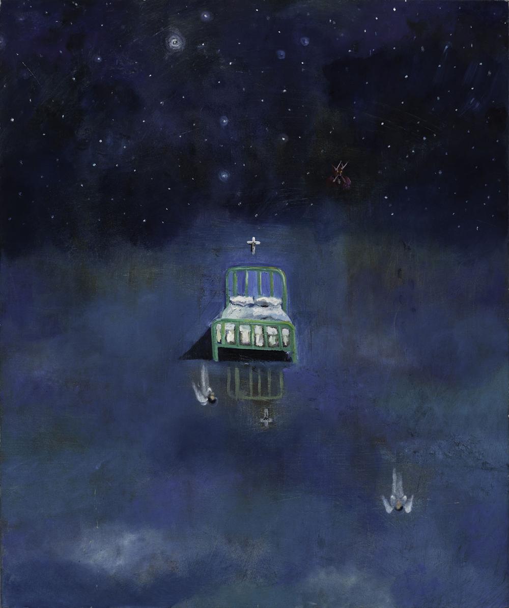 Federico Uribe (1962) S/T, sf. Óleo sobre lienzo Medidas: 120 x 100 cm comparable sale