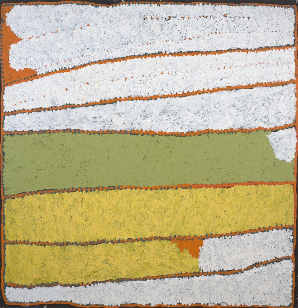 Alma Webou comparable auction result: alma webou c 1920 2009 pinkalarta 2006 synthetic polymer paint on canvas