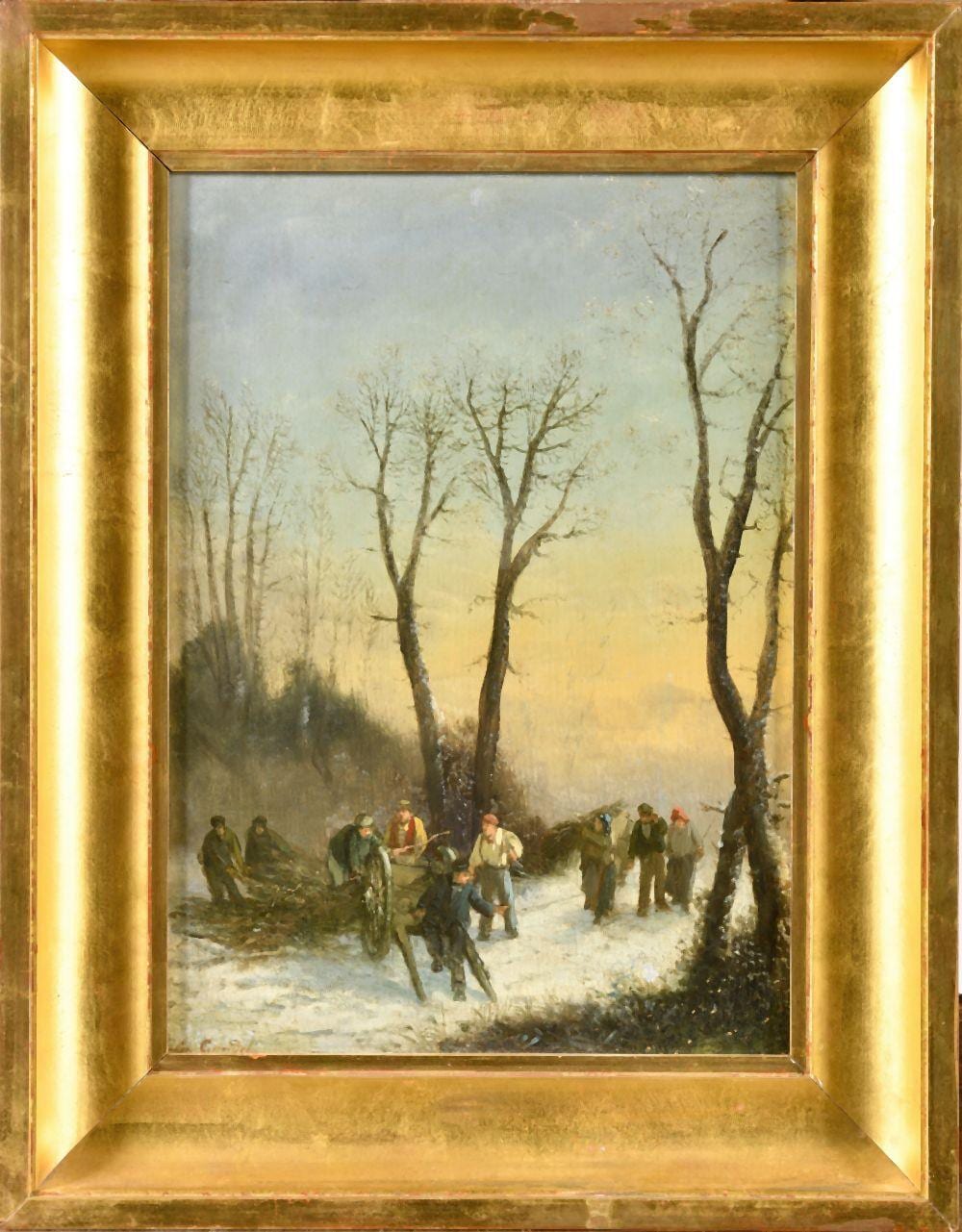 Eugène Girardet comparable auction result: eug ne girardet 1853 1907 cole fran aise sc ne de bivouac et paysans