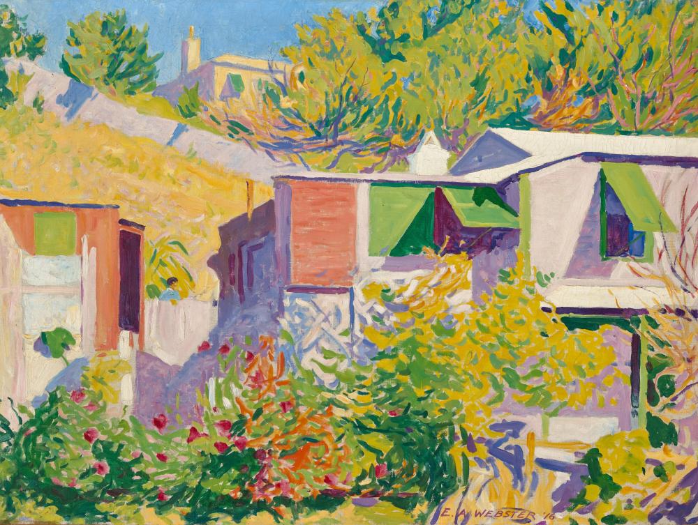 e ambrose webster 1869 1935 wellington park jamaica 30 1 4 x 40 1 4 in 76 8 x 102 2 cm painted in 1916 · Bonhams · 2021-11-18 E. Ambrose Webster comparable auction result: e ambrose webster 1869 1935 wellington park jamaica 30 1 4 x 40 1 4 in 76 8 x 102 2 cm painted in 1916