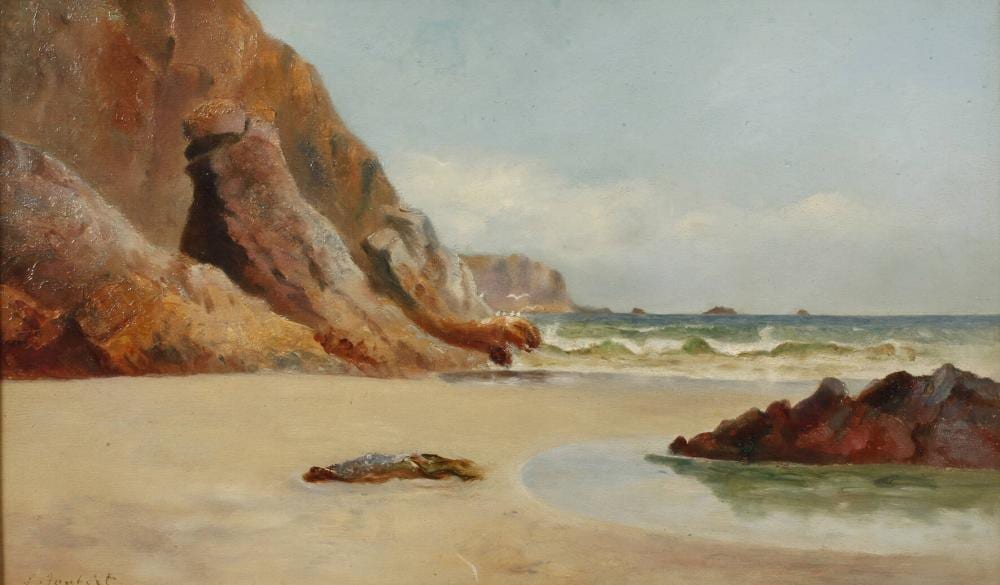 Léon Joubert comparable auction result: l on joubert an der steilk ste