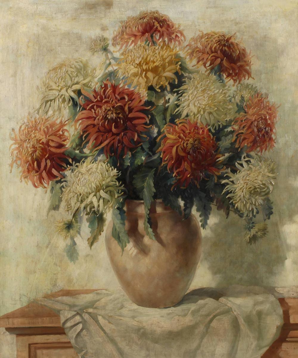 Helmuth Andreas Volkwein comparable auction result: helmuth andreas volkwein chrysanthemen