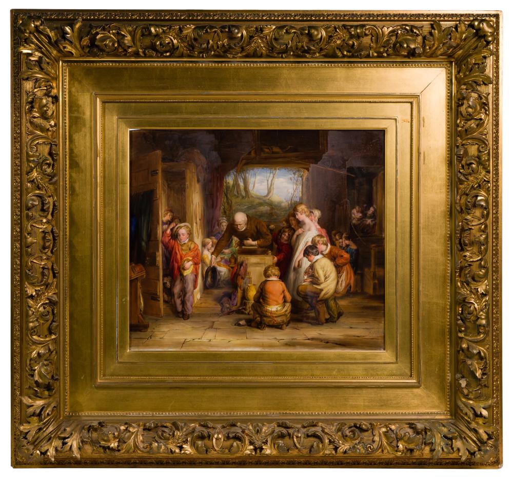 george gray english fl 1854 1873 the last in porcelain plaque · Leonard Auction · 2021-11-14 George (1880) Gray comparable auction result: george gray english fl 1854 1873 the last in porcelain plaque