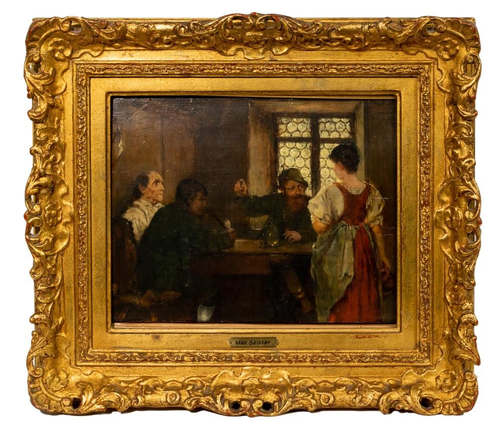 max gaisser german 1857 1922 oil on board · Leonard Auction · 2021-11-14 Max Gaisser comparable auction result: max gaisser german 1857 1922 oil on board