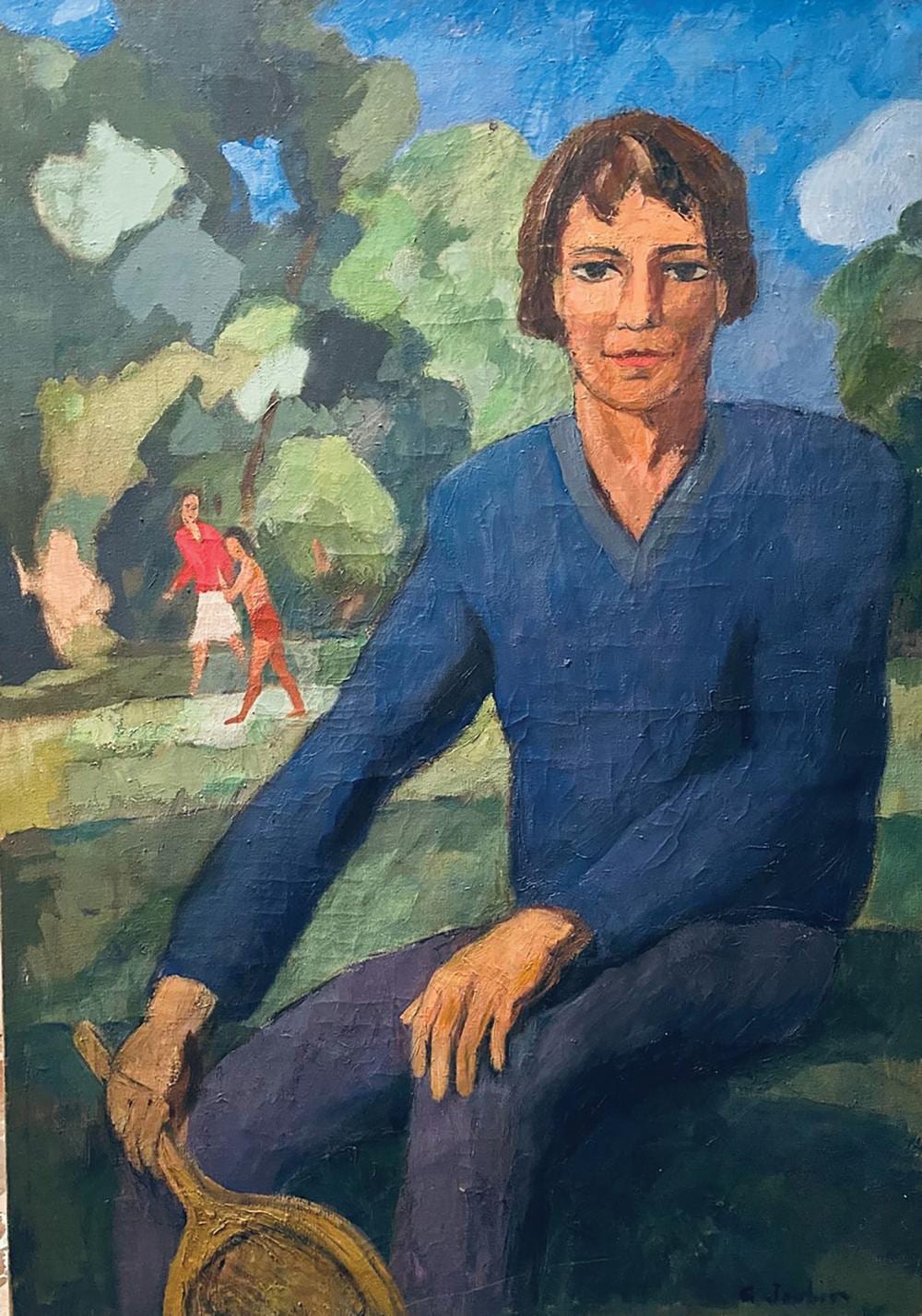 Georges Joubin comparable auction result: georges joubin 1888 1983 la joueuse de tennis
